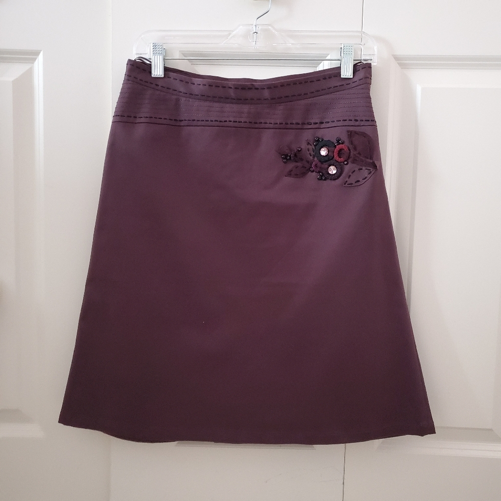 Moschino Embroidered Skirt